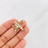 Dije Mini Uzi 2.45g / 2.3cm Oro Amarillo 18K