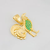 Dije Gallo 2.55g / 2.2cm Oro Amarillo 18K