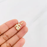 Dije Fe 1.3g / 2cm Oro Amarillo 18K