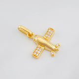Dije Avión 1.25g / 2cm Oro Amarillo 18K