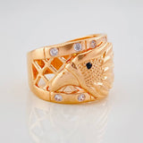 Anillo Águila 8.95g / T9 Oro Rosa 18K