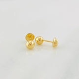 Topos Bola Lisa 0.55g / 5mm Oro Amarillo 18K