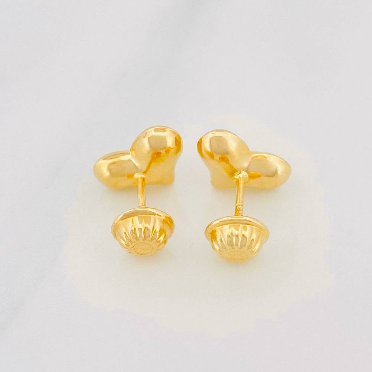 Topos Corazón 0.75g / 9.9mm Oro Amarillo 18K