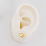 Topos Corazón 0.75g / 9.9mm Oro Amarillo 18K