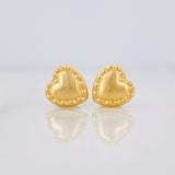 Topos Corazón 0.75g / 8mm Oro Amarillo 18K