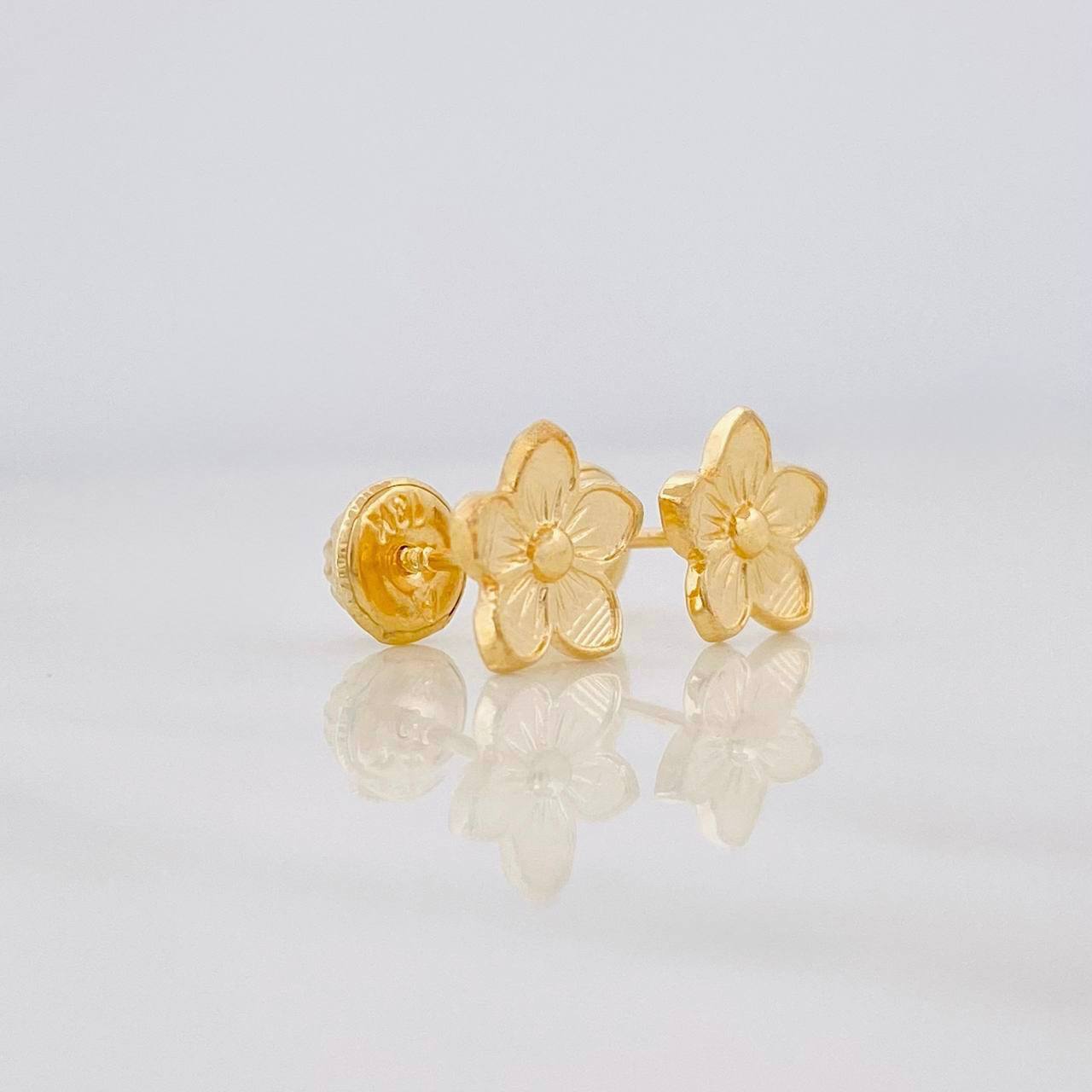 Topos Flor 1.15g / 7.9mm Oro Amarillo 18K