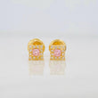 Topos Halo Cuadrado 0.7g / 4.5mm Oro Amarillo 18K