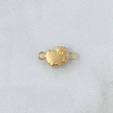 Herraje Gallina 0.4gr / 1.5cm / Oro Amarillo 18K