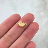 Herraje Gallina 0.4gr / 1.5cm / Oro Amarillo 18K