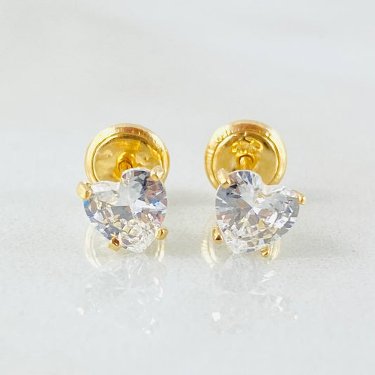 Topos Corazón 1.05gr / 5mm Oro Amarillo 18K *