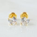 Topos Corazón 1.05gr / 5mm Oro Amarillo 18K *