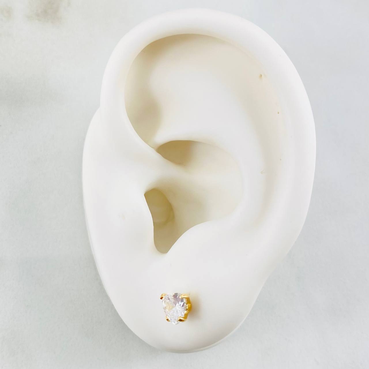 Topos Corazón 1.05gr / 5mm Oro Amarillo 18K *