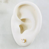 Topos Corazón 1.05gr / 5mm Oro Amarillo 18K *