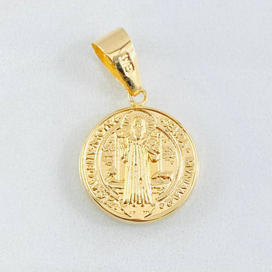 Dije San Benito 1.25gr / 2.7cm / Oro Amarillo 18K