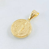 Dije San Benito 1.25gr / 2.7cm / Oro Amarillo 18K