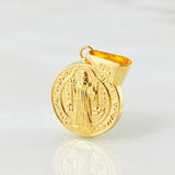 Dije San Benito 0.95gr / 2.4cm / Oro Amarillo 18K