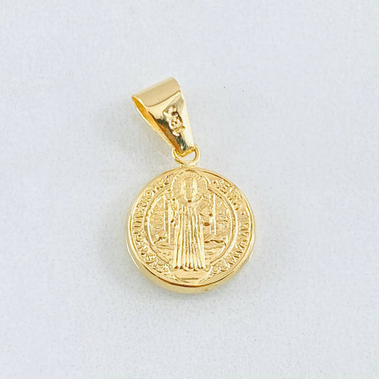 Dije San Benito 0.9gr / 2.2cm / Oro Amarillo 18K