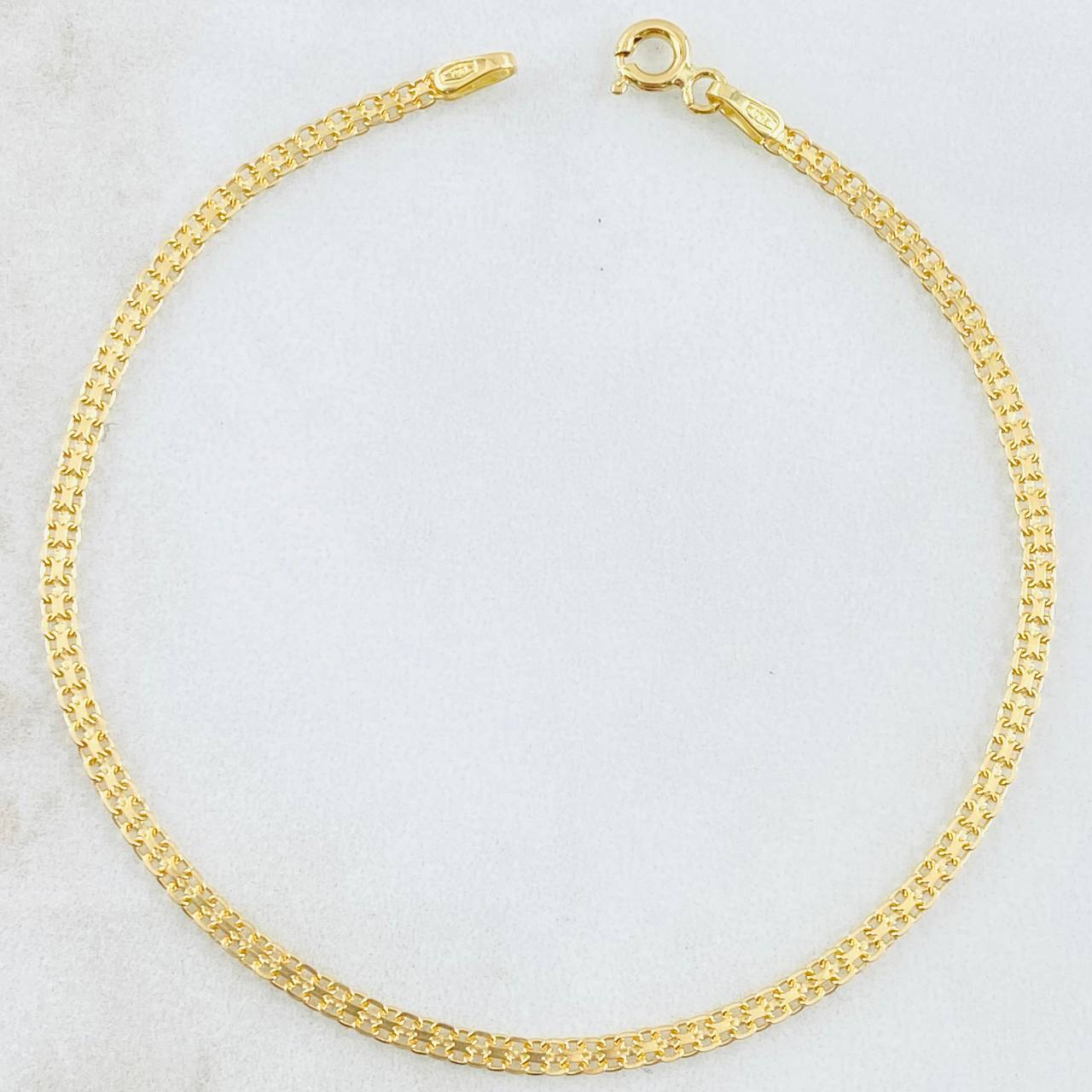 Pulso Chino 1.95gr / 19cm / 2.2mm Oro Amarillo +1 18K ©
