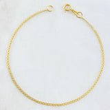 Pulso Chino 1.3gr / 20cm / 1.5mm Oro Amarillo +1 18K