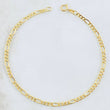 Pulso Figaro 1gr / 19cm / 2.5mm Oro Amarillo +1 18K