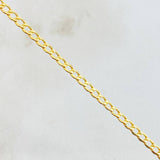 Pulso Cubano 1.35gr / 19cm / 2.5mm Oro Amarillo +1 18K ©