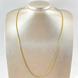 Cadena Serpiente 7.75gr / 60cm / 2.9mm Oro Amarillo +3 18K *