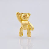Dije Oso Manito Arriba 0.8gr / 1.9cm / Oro Amarillo 18K *