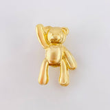 Dije Oso Manito Arriba 0.8gr / 1.9cm / Oro Amarillo 18K *