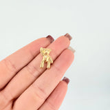 Dije Oso Manito Arriba 0.8gr / 1.9cm / Oro Amarillo 18K *