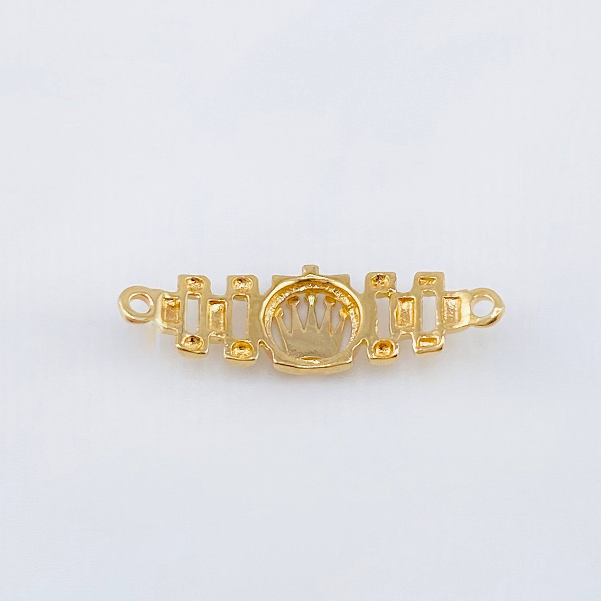 Herraje Correa Rx 1.3gr / 2.5cm / Oro Amarillo 18K
