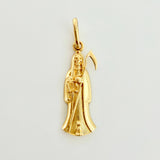 Dije Santa Muerte 1.4gr / 2.5cm / Oro Amarillo 18K *