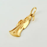 Dije Santa Muerte 1.4gr / 2.5cm / Oro Amarillo 18K *