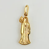 Dije Santa Muerte 1.4gr / 2.5cm / Oro Amarillo 18K *