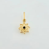 Dije Estrella 8 Puntas 0.45gr / 1.2cm / Oro Amarillo 18K