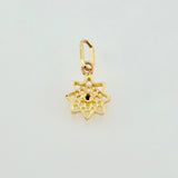 Dije Estrella 8 Puntas 0.45gr / 1.2cm / Oro Amarillo 18K