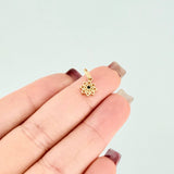 Dije Estrella 8 Puntas 0.45gr / 1.2cm / Oro Amarillo 18K