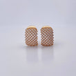 Topos Tupidos 4.3gr / Circones Blancos Oro Amarillo 18K $
