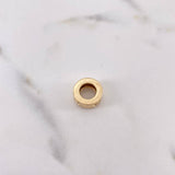 Dije Aro Tornillo 2.75gr / 1.2cm / Liso Oro Amarillo 18K