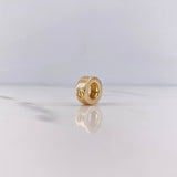 Dije Aro Tornillo 2.75gr / 1.2cm / Liso Oro Amarillo 18K