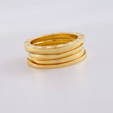 Anillo Bv 9g / T8 1/4 Oro Amarillo 18K