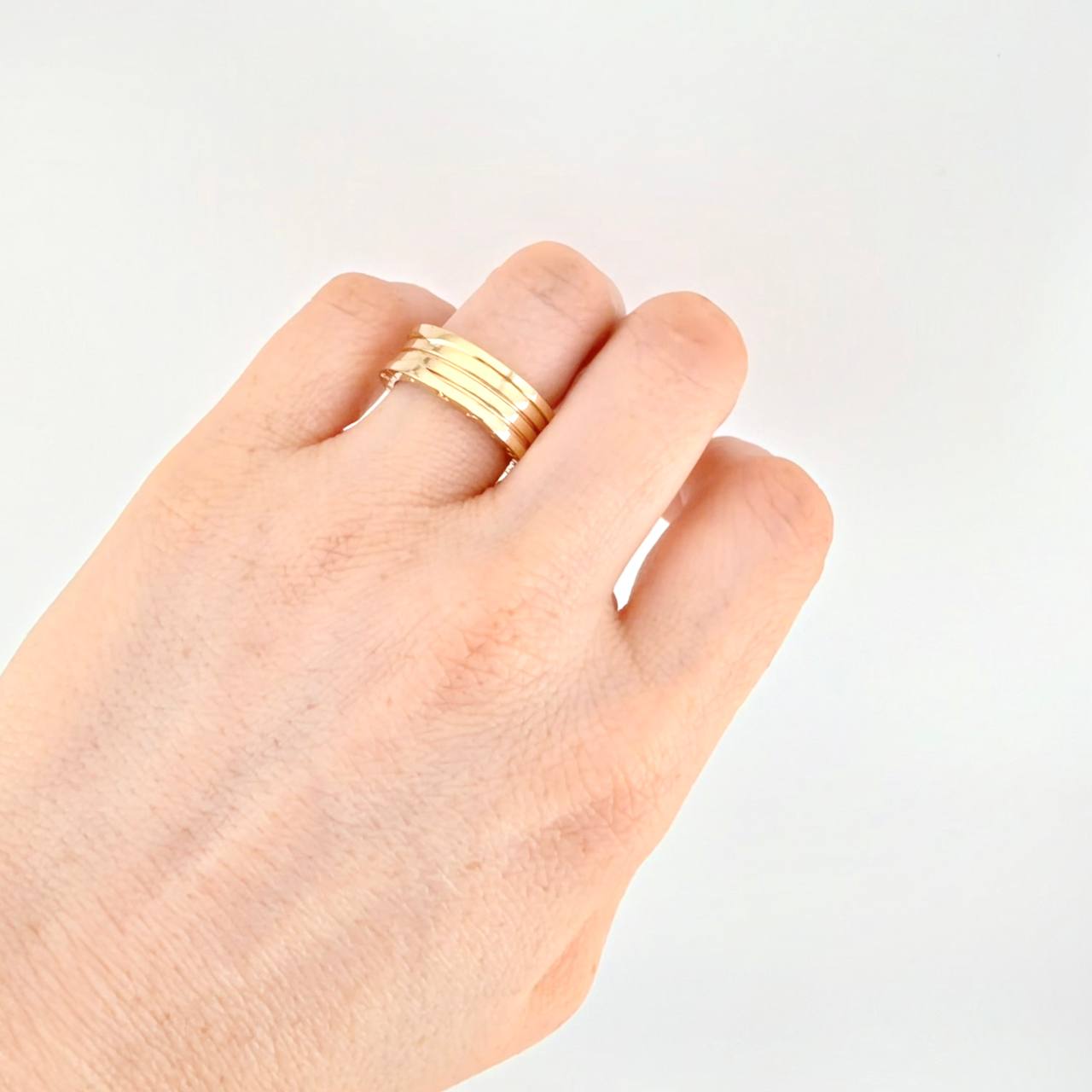 Anillo Bv 9g / T8 1/4 Oro Amarillo 18K