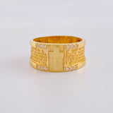 Anillo Oración Especial 7g / T6 Oro Amarillo 18K