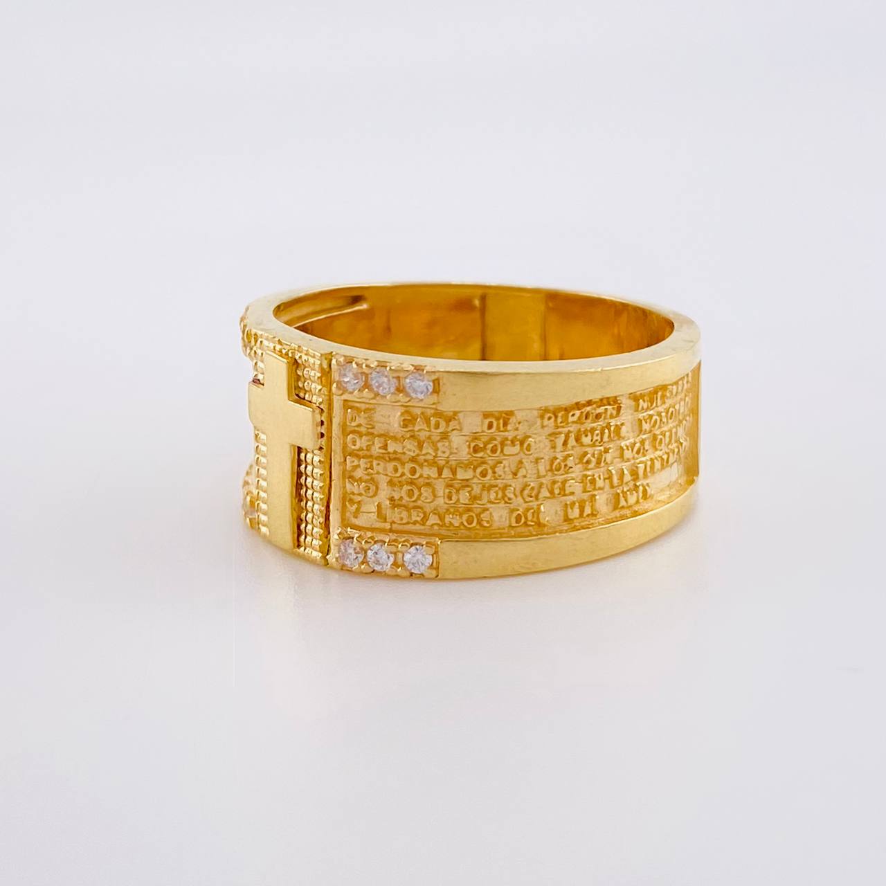 Anillo Oración Especial 7g / T6 Oro Amarillo 18K