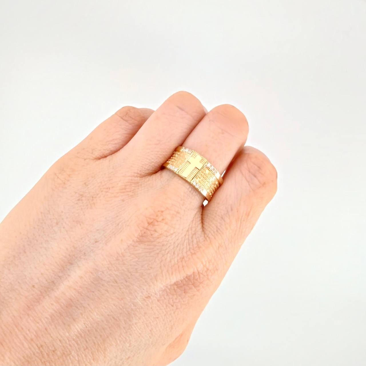Anillo Oración Especial 7g / T6 Oro Amarillo 18K