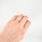 Anillo Oración Especial 8.45g / T8 1/4 Tres Oros 18K