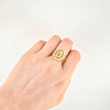 Anillo Virgen de Guadalupe 5.15g / T9 1/2 Oro Amarillo 18K