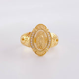 Anillo Virgen Milagrosa 3.25g / T7 3/4 Oro Amarillo 18K
