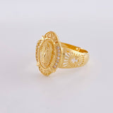 Anillo Virgen Milagrosa 3.3g / T8 1/2 Oro Amarillo 18K