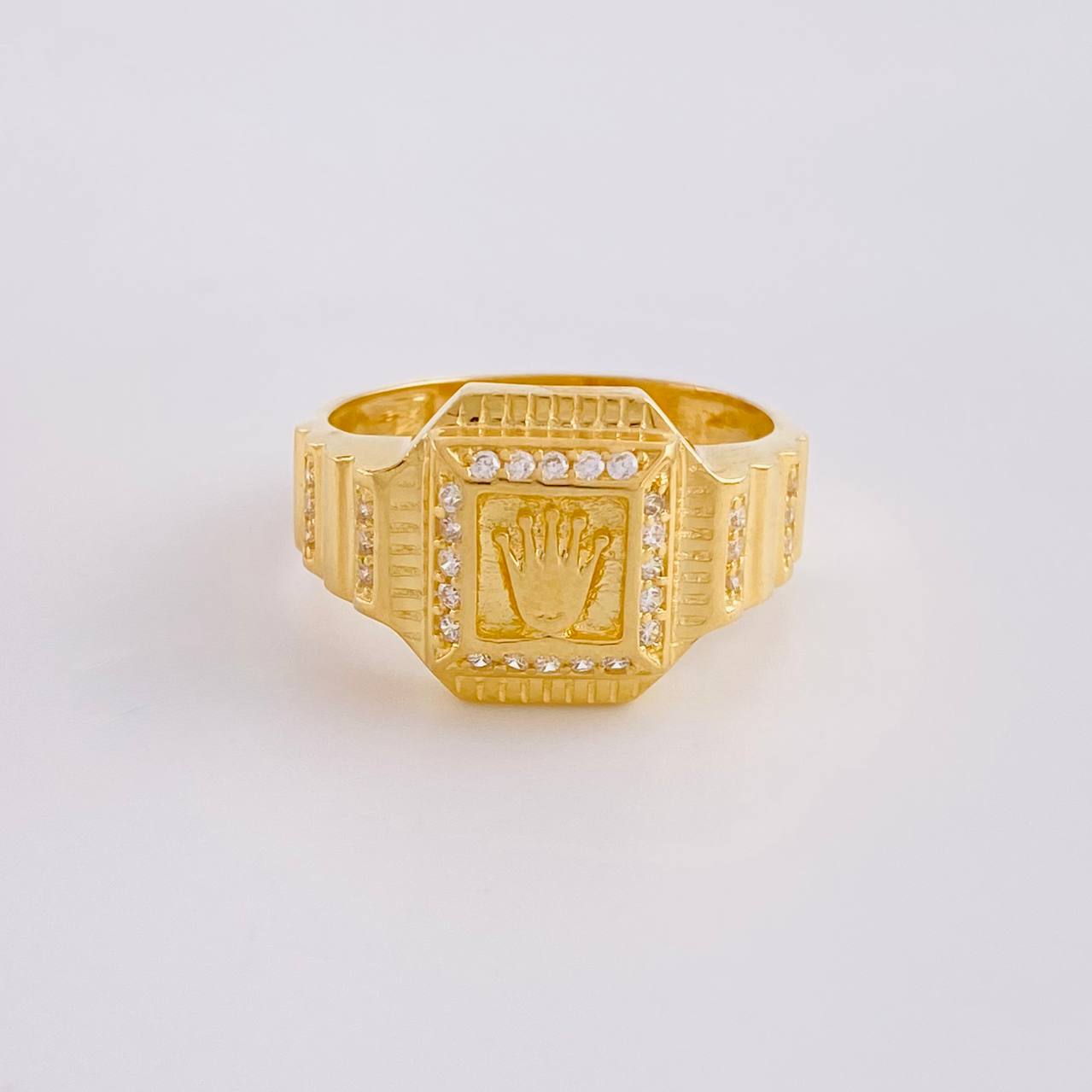 Anillo Corona Egipcia 6g / T10 1/4 Oro Amarillo 18K