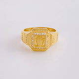 Anillo Corona Egipcia 6g / T10 1/4 Oro Amarillo 18K